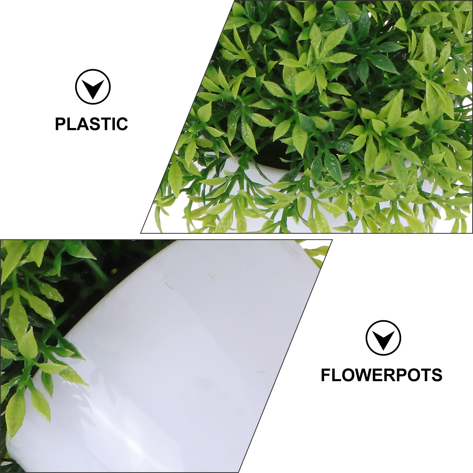 

2pcs Simulated Bonsai Plant Artificial Potted Plant Decor For Home Office Desktop Green Lifelike 32 Mesh Bamboo Grass