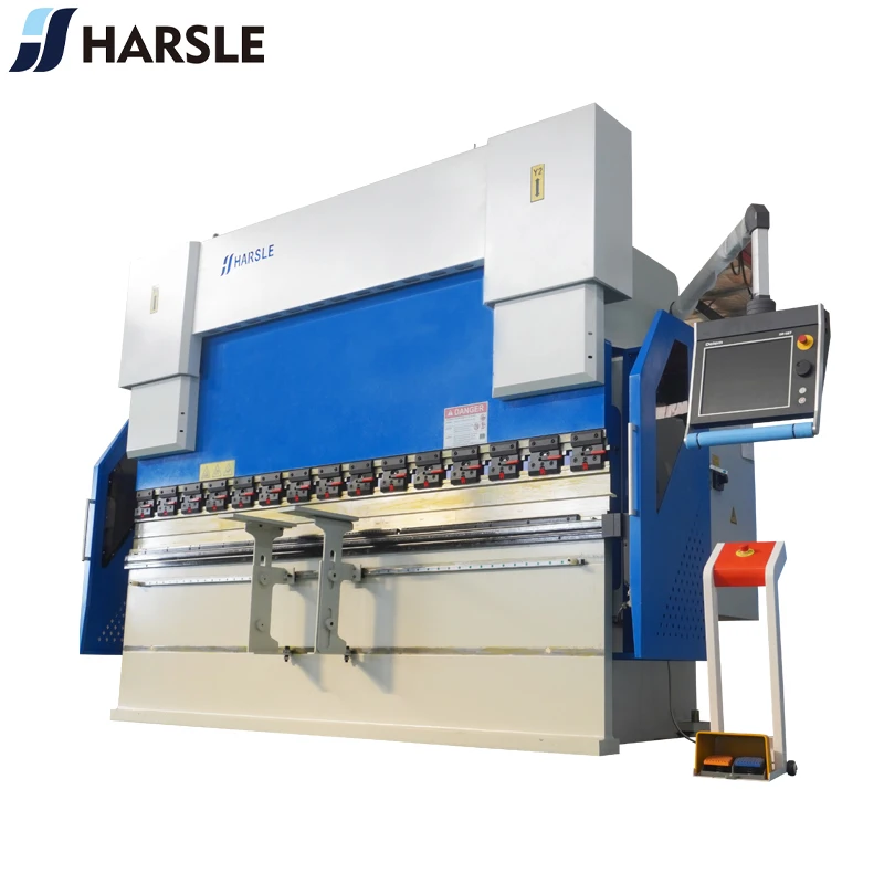 HARSLE 125t 3200MM DA66T controller Electro-hydraulic servo system hydraulic cnc press brake machine