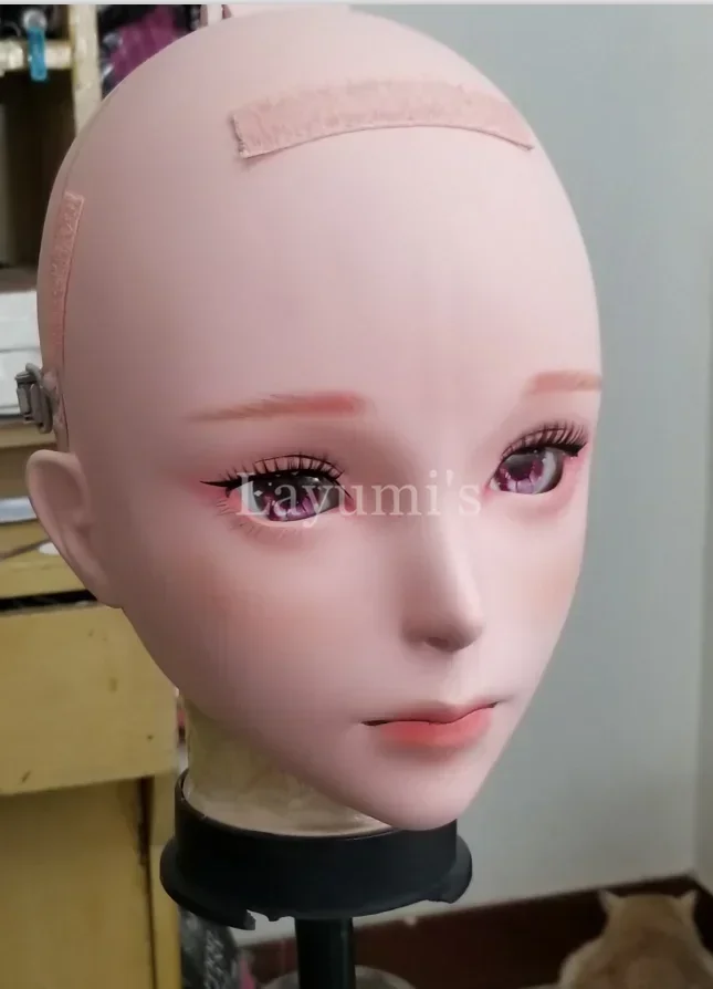 (JW 26) Carton Anime CG Kigurumi Mask Cosplay Full Head Mask Kigurumi Diffuse Exhibition Crossdresser Halloween Cospaly Mask