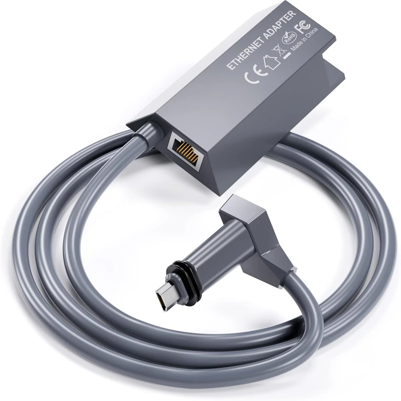 Fit for Starlink Ethernet Second Generation Adapter V2, Converts Starlink to RJ45 Gigabit Ethernet