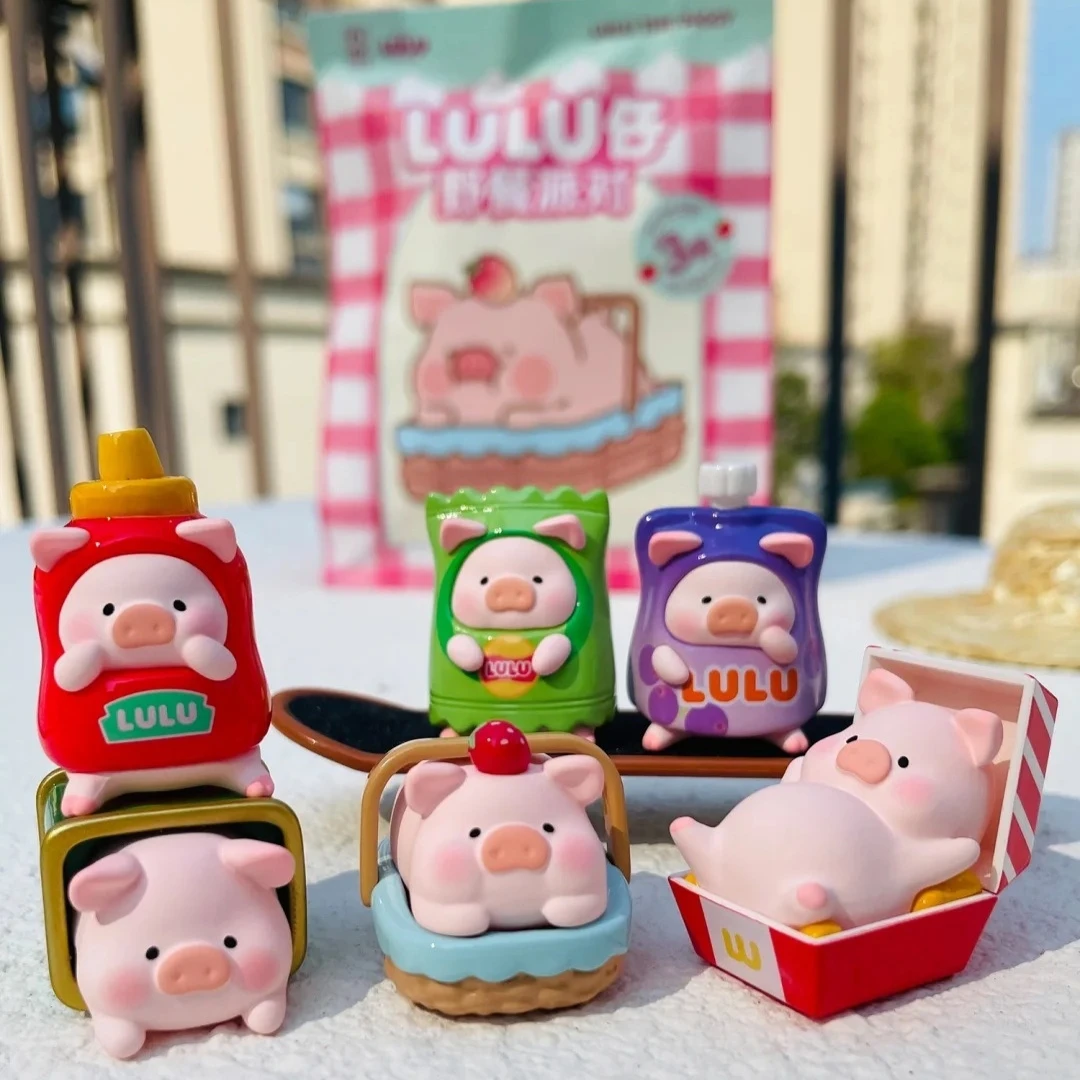 

New In-Stock Canned Pig Lulu Baby Mini Hanging Card Surprise Box - Convenience Store Series Cute Surprise Bag Blind Box Figurine