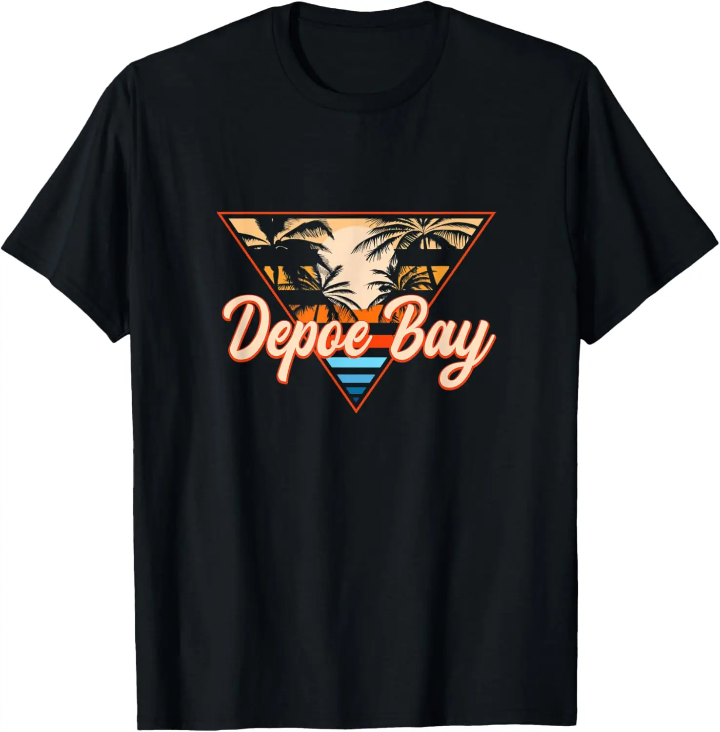 Depoe Bay Oregon Beach Lover OR Beach Bum Lincoln Summer T-Shirt