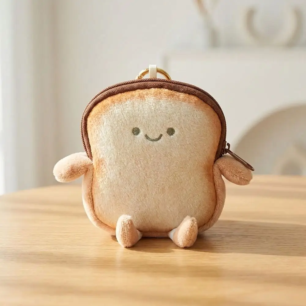 Tote Bag Kawaii Foldable Shopping Bag Stuffed Animal Nylon Eco-Friendly Bag Large Capacity Plush Bread Doll Bag Charm Outdoor