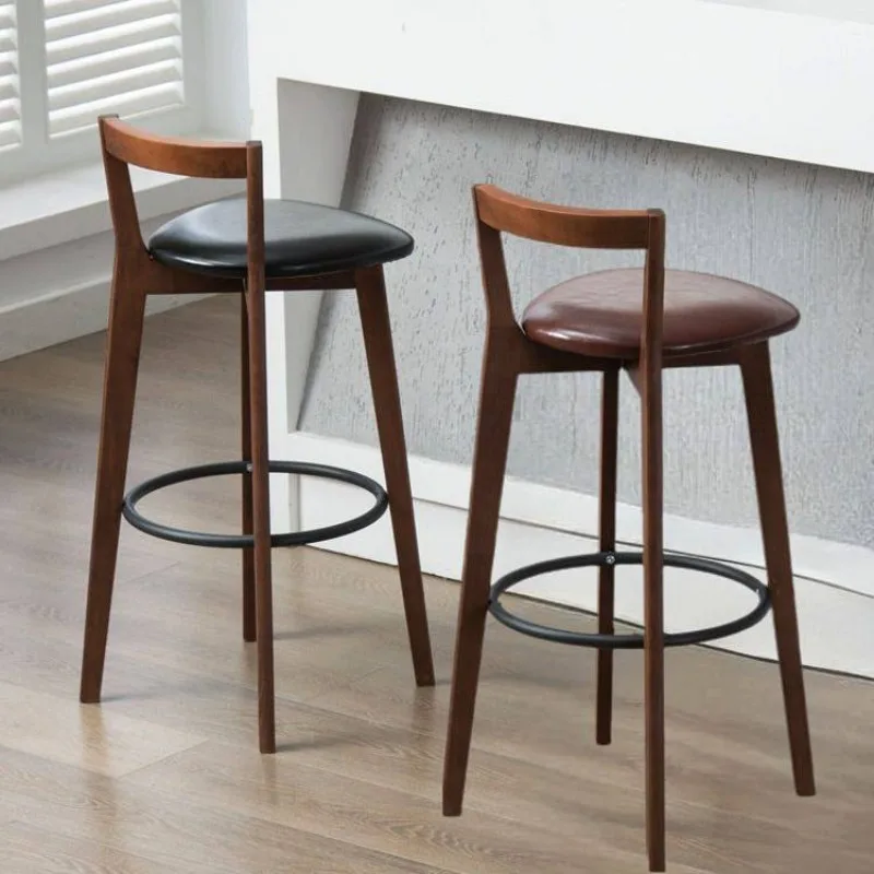 Aesthetic Comfortable Bar Stools Accent Make Up Designer Wood Modern Barstools Restaurant Relaxing Cadeira Trendy Furniture