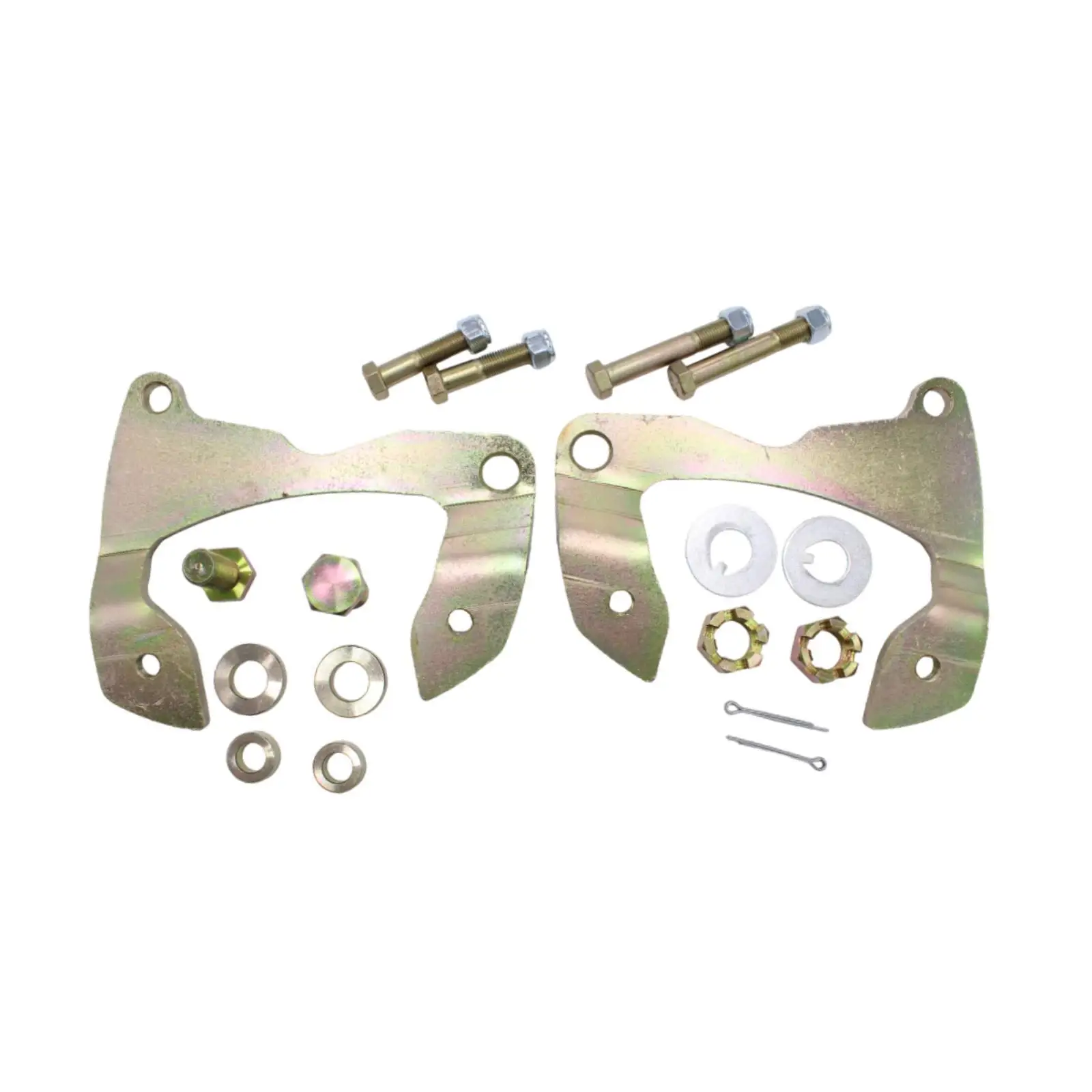 Front Disc Brake Caliper Bracket Set with Hardware for Chevy