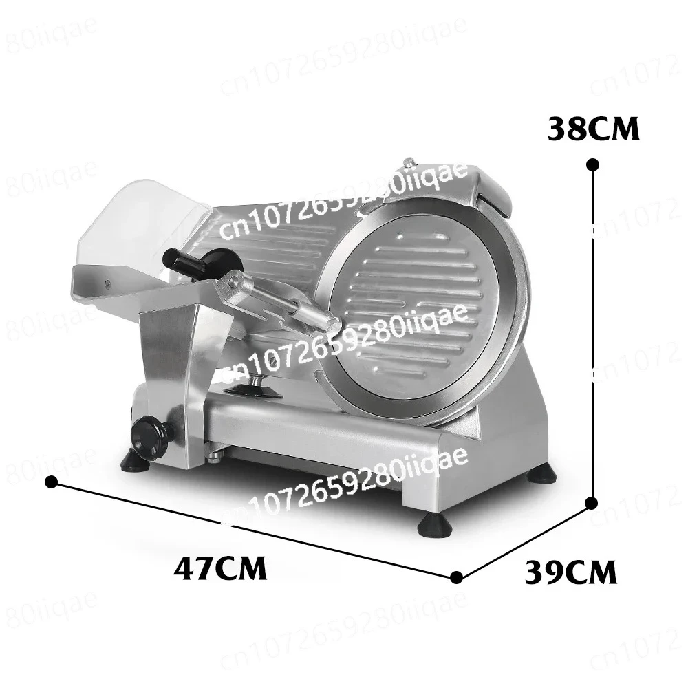 

250mm Electric Frozen Meat Slicer Cutting Machine 320W Semi-auto Commercial Frozen Meat Slicer