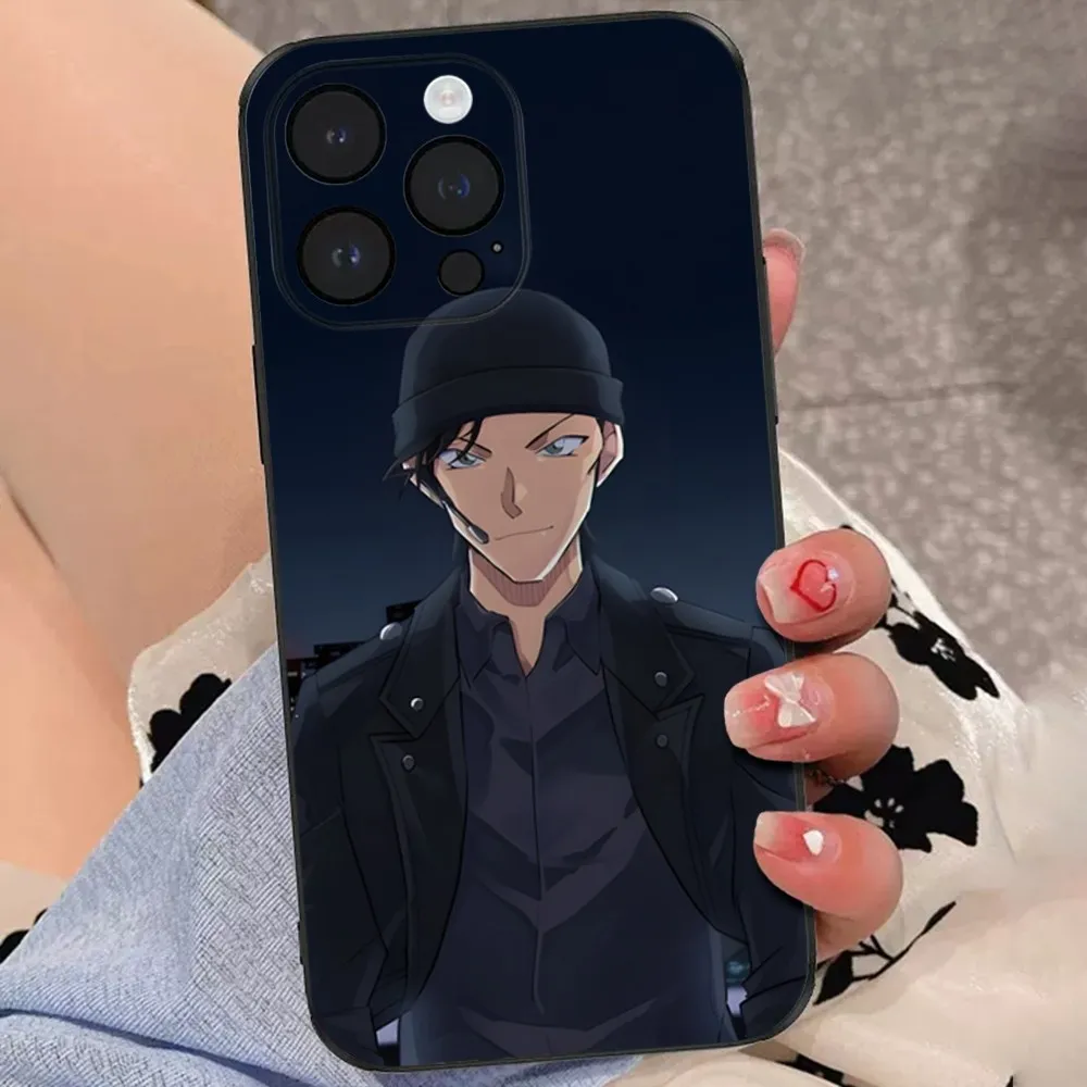 Shuichi A-Akai Phone Case For iPhone 15,14,13,12,11 Plus,Pro,Max,XR,XS,X,7,8 Plus,SE,Mini Soft Black Cover