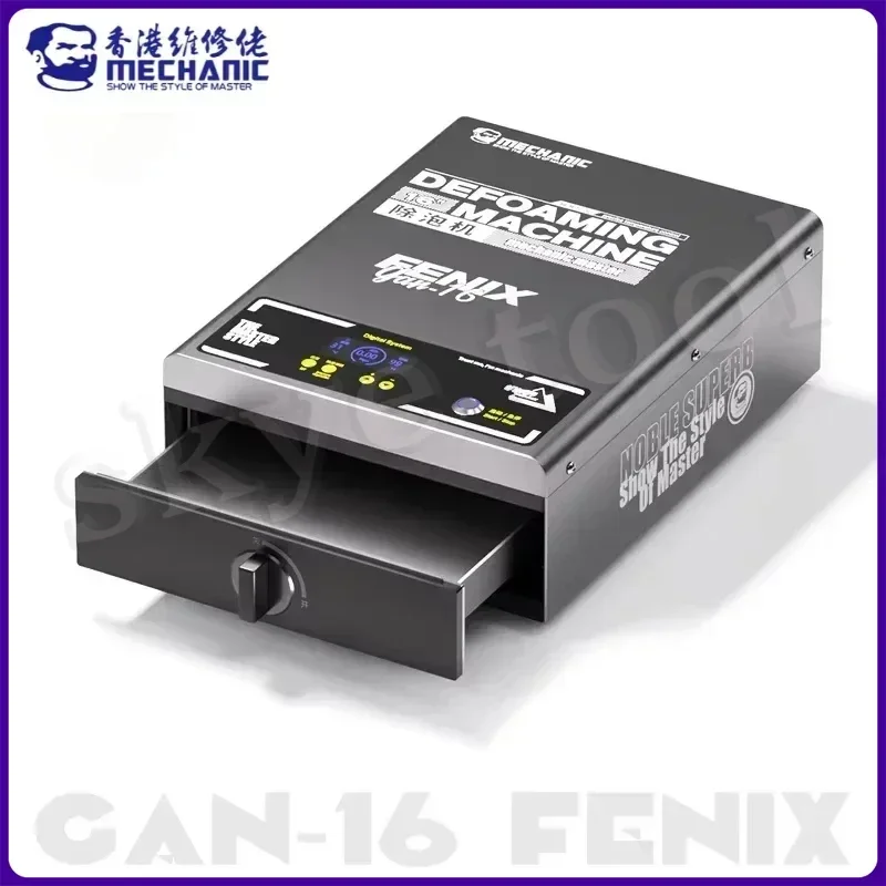 Mécanique Gan-16 Fenix 16 pouces Air Bubble Removal Machine pour téléphone portable incurvé/écrans pliants/tablette écran anti-mousse outil