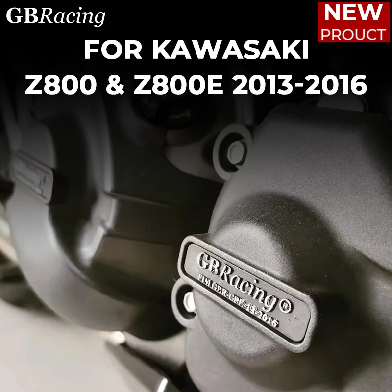 

For KAWASAKI Z800 & Z800E Secondary Engine Cover SET 2013-2016 Clutch Cover Alternator Cover Pulse Cover protector de motor moto