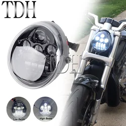 For Harley V Rod VRSCF VRSC VRSCR VRSCX VRSCA VRSCB V-Rod 2002-2017 60W Vrod LED Front Headlight HI/Low Beam Motorcycle Headlamp