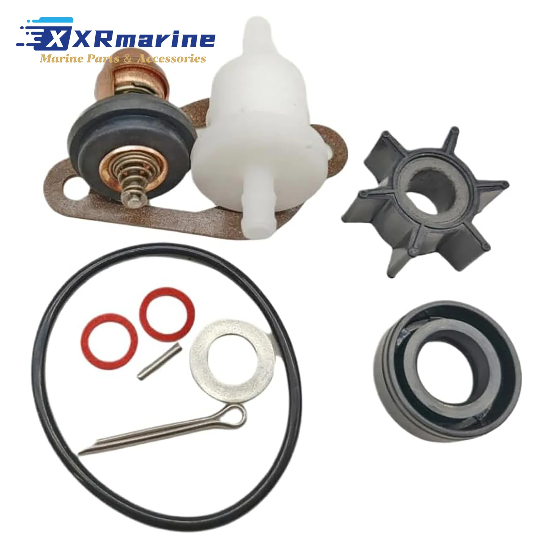 3GR-87500-0 Fits for Mercury Boat Outboard Motors Parts Maintenance Repair Kit Replaces 369-65021-1 3H6-01030 369-02230-0
