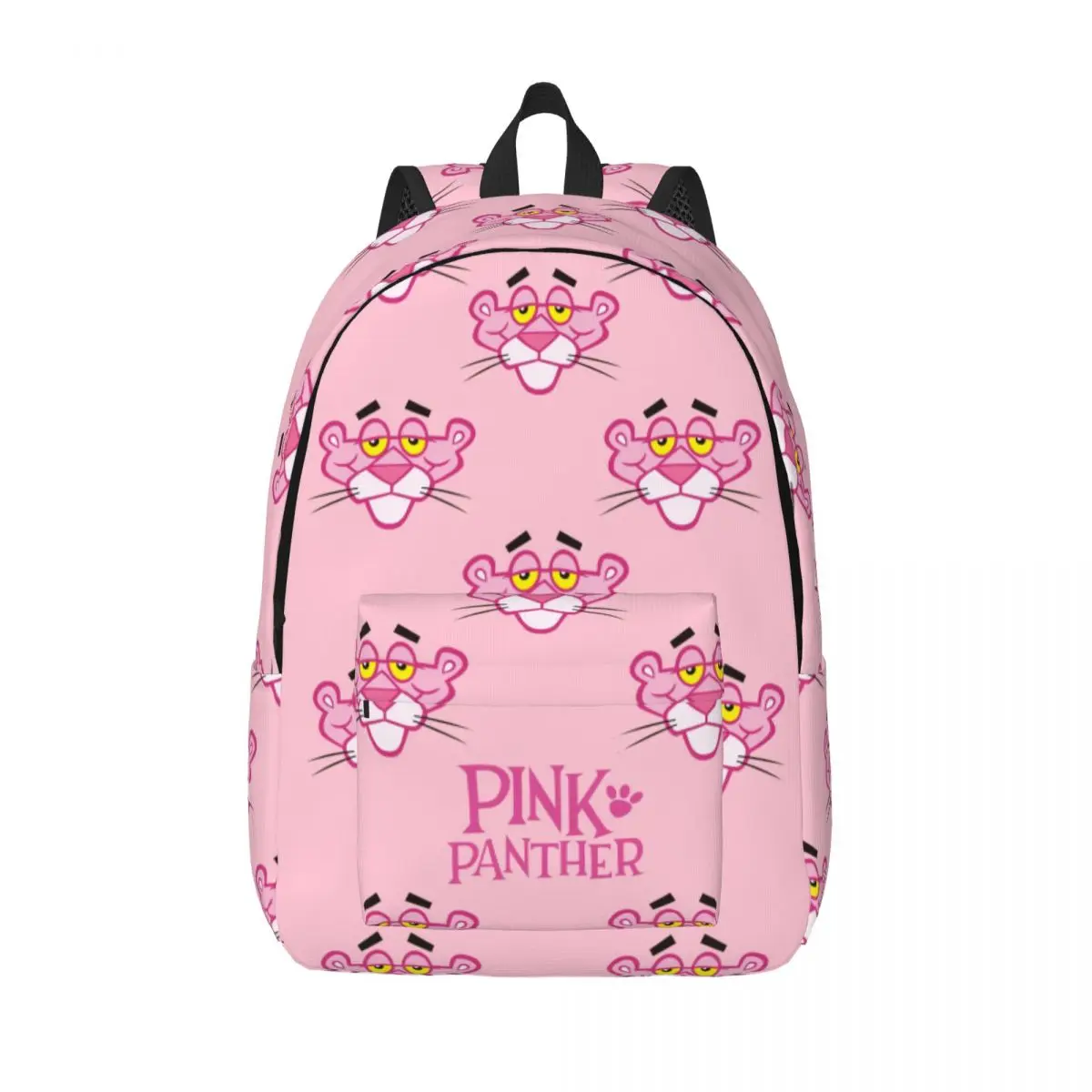 

Pinks Leopard Head Pantherr Teenage Backpack Sports High School Hiking Travel Cartoon Daypack for Men Women College Canvas Bags