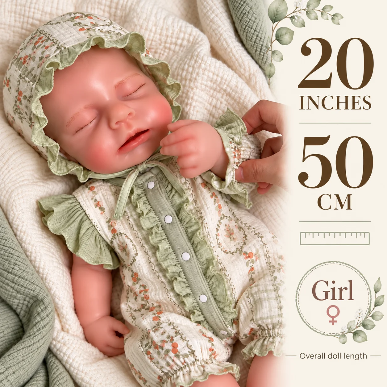 20 Zoll Open-Mouth Ganzkörper- – Reborn Baby Doll Silicone Realistic Bewertung und Preis