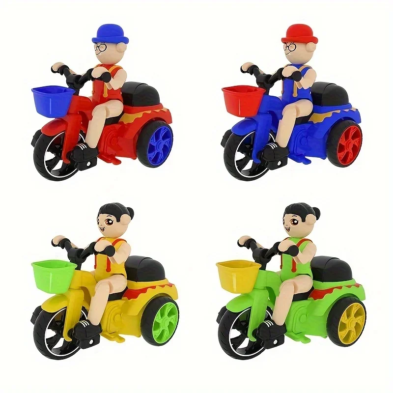 

Kids' 360-Degree Rotating Stunt Tricycle Car - Fun Pedal Motorcycle Toys For Ages 3 +, Manual Power, birthday Christmas gift