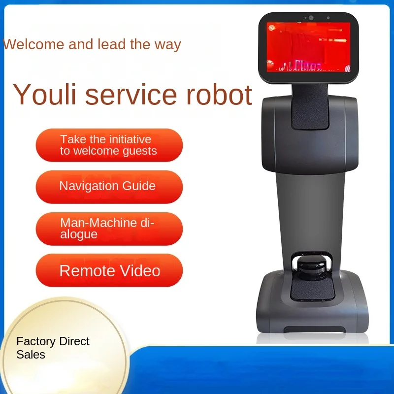 Intelligent Front Desk Welcome Reception Robot Recruiting Drainage Leading Guide Explanation Interactive Voice Response