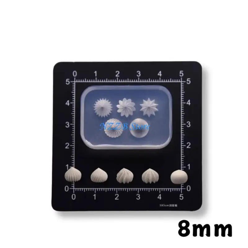 

T21F Силиконовая форма для создания маленьких кремовых бусин с силиконовой текстурой для поделок