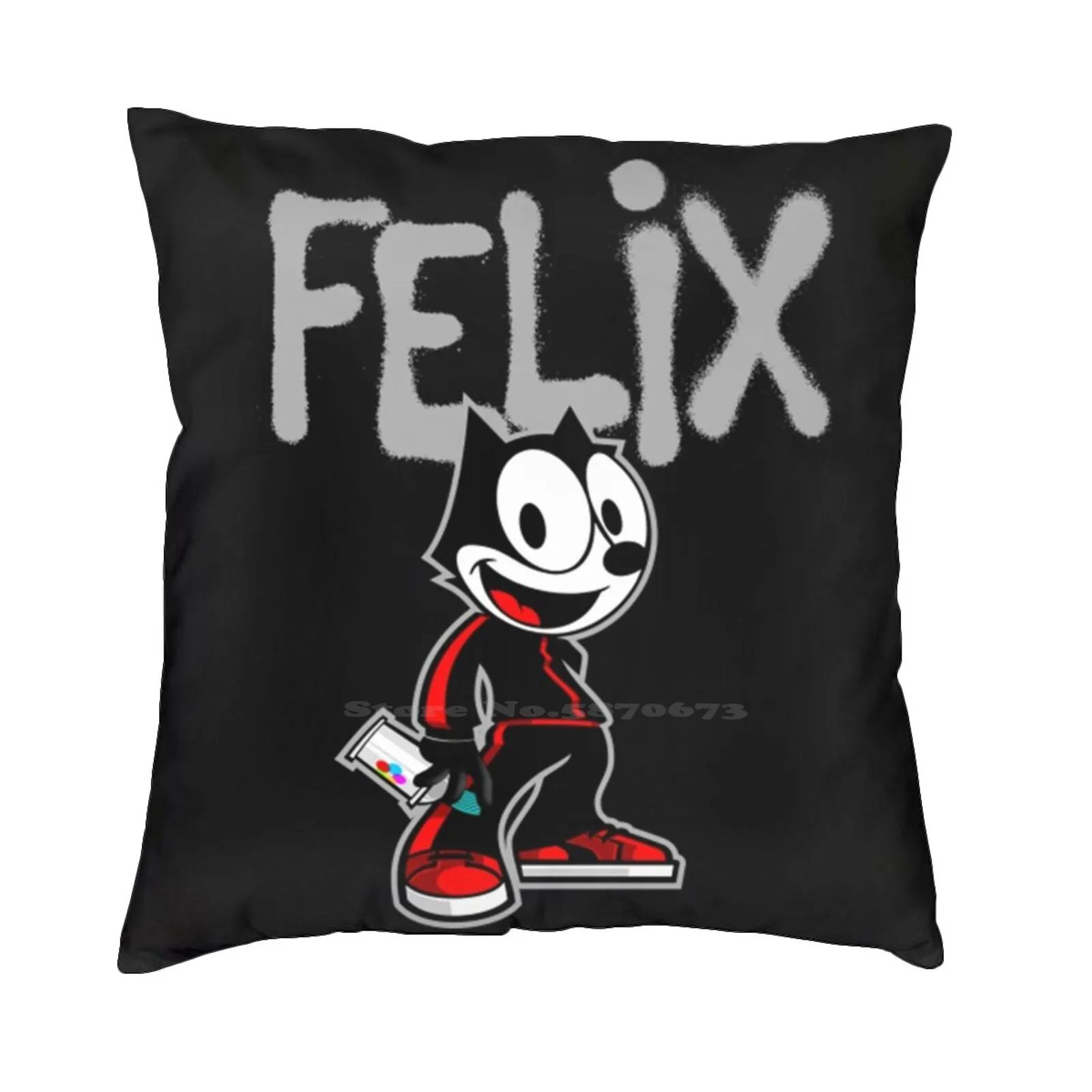 

Футболка Felix Graffiti-4 Dark, хлопковая футболка Felix Graffiti 4, темная