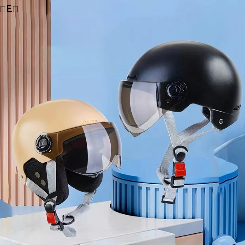 Casque de vélo électrique pour adultes, hommes et femmes, certifié 3C, avec lunettes de protection, casque de sécurité pour vélo