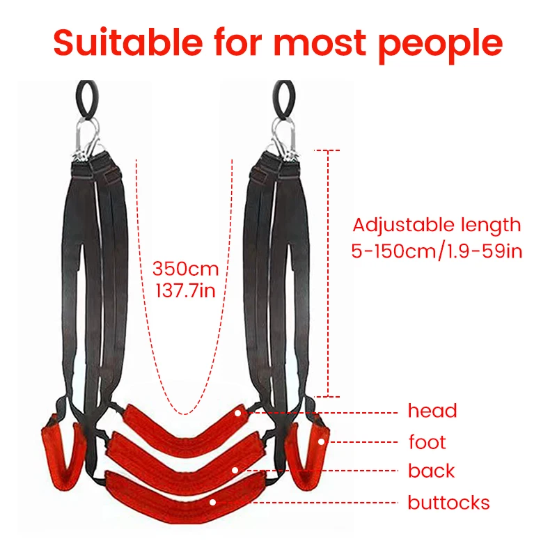 Door Swing Sex Swing SM Game Bondage Swing Spreader Leg Open for Women Adult Sex Game Products for Couple Sex Swing Adult Toys