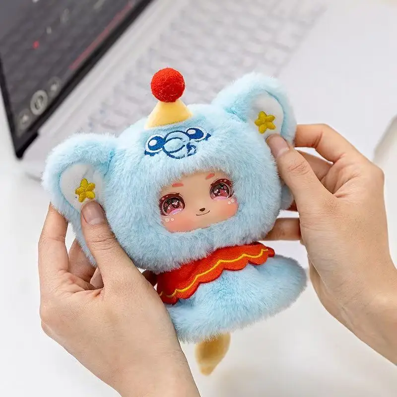 13cm simulación nueva T cuento de hadas ciudad mochila colgante muñeca juguete de peluche dibujos animados Anime lindo regalo para novia muñeca divertida