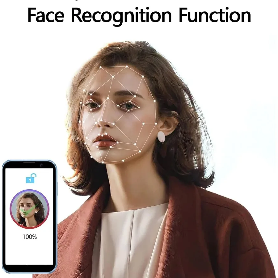 Mini Smartphone 3G Unlocked 3.0 Inch Dual Sim Face ID Best Gift for Phone Premium Child Small Student Pocket Cellphone 2+16GB B