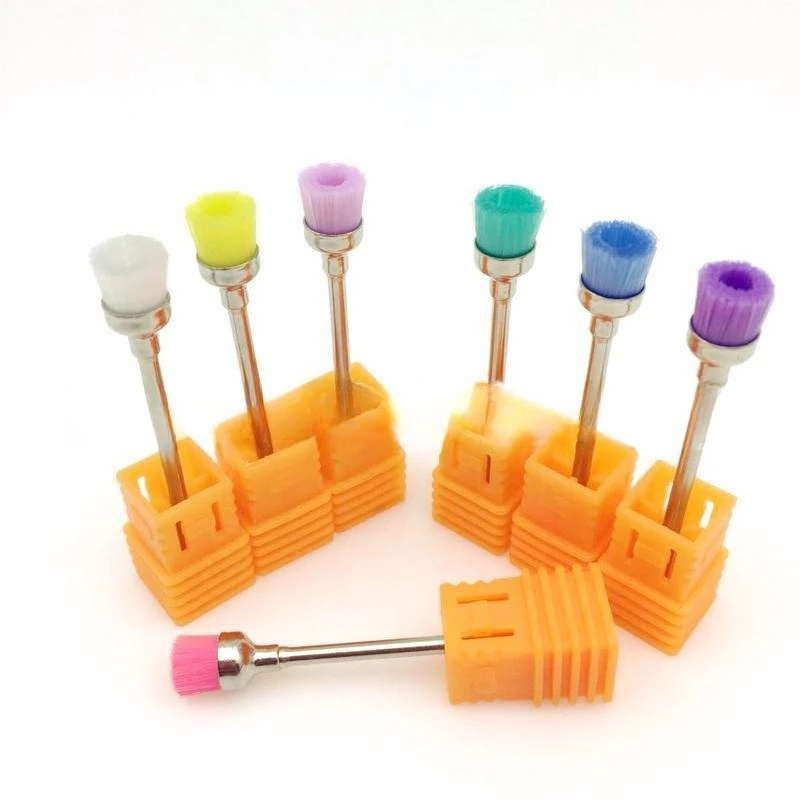 1 個プロフェッショナルネイル電気研磨ヘッドクリーニングブラシ爪除去ギャップクリーニングダスト研磨機ブラシアクセサリー