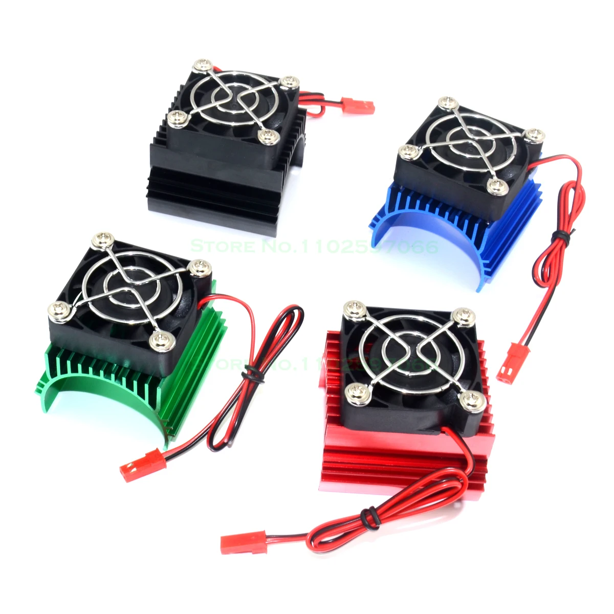 Fan Heatsink Set 40*42mm Plus NEW RC Car Parts 4074 4274 1515 Motor Universal Heat Sink Motor Cooling Fan Radiator