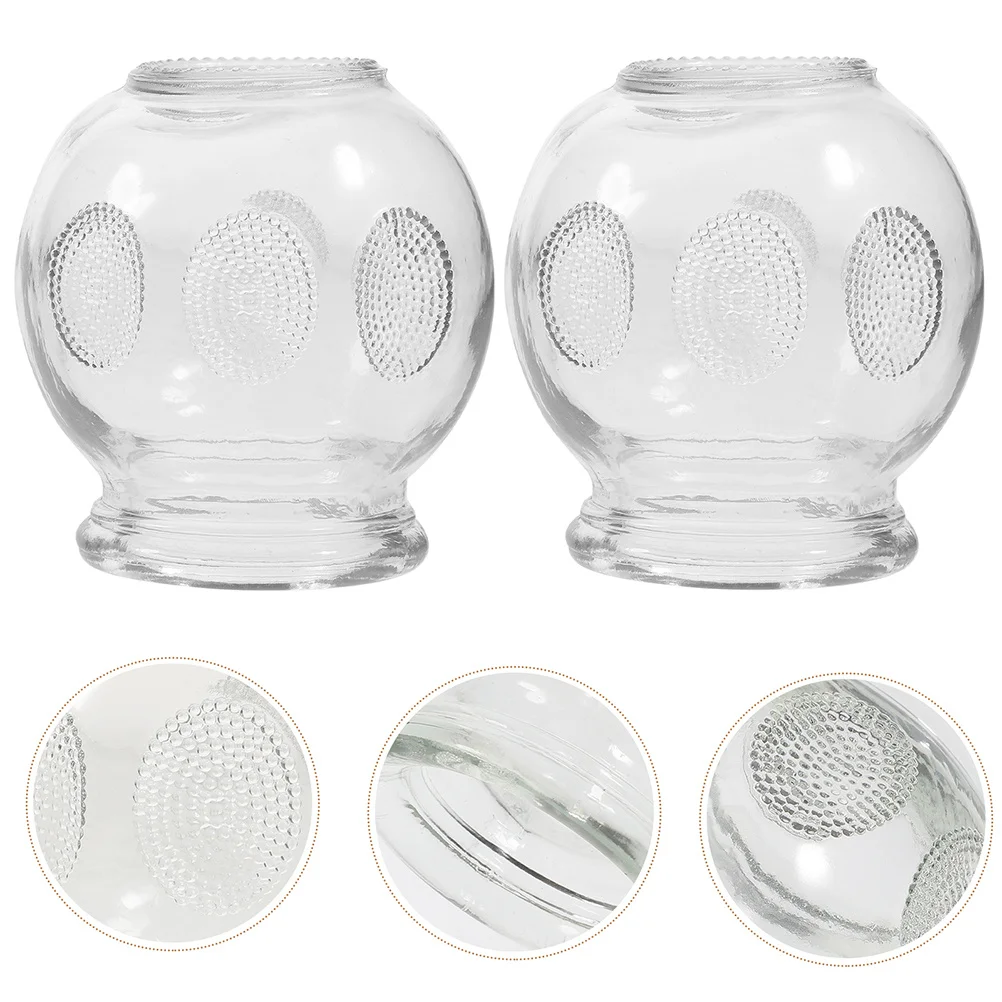 

5Pcs Glass Cupping Set Fire Cupping Device for Muscle Relaxation and Blood Flow Enhancement Home Kit Blue Water Goblets