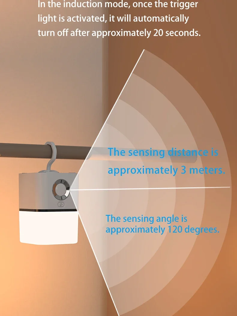 مصباح يدوي LuminaGuard Pro - إضاءة SOS متعددة المشاهد مع التحكم في المزاج المحيط