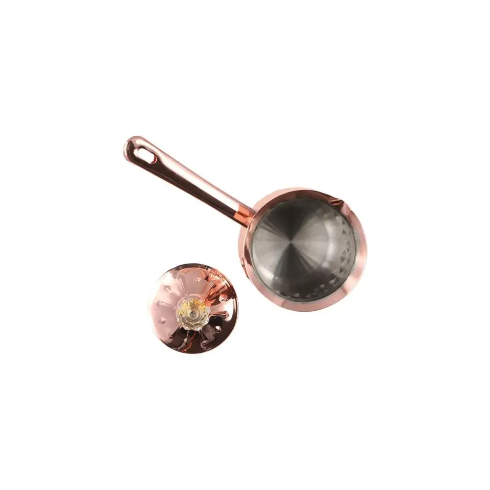 إبريق قهوة تركي متعدد الاستخدامات مصنوع يدويًا بمقبض ثابت لتدفئة الحليب بسعة كبيرة من الفولاذ المقاوم للصدأ وغلاية قهوة #1