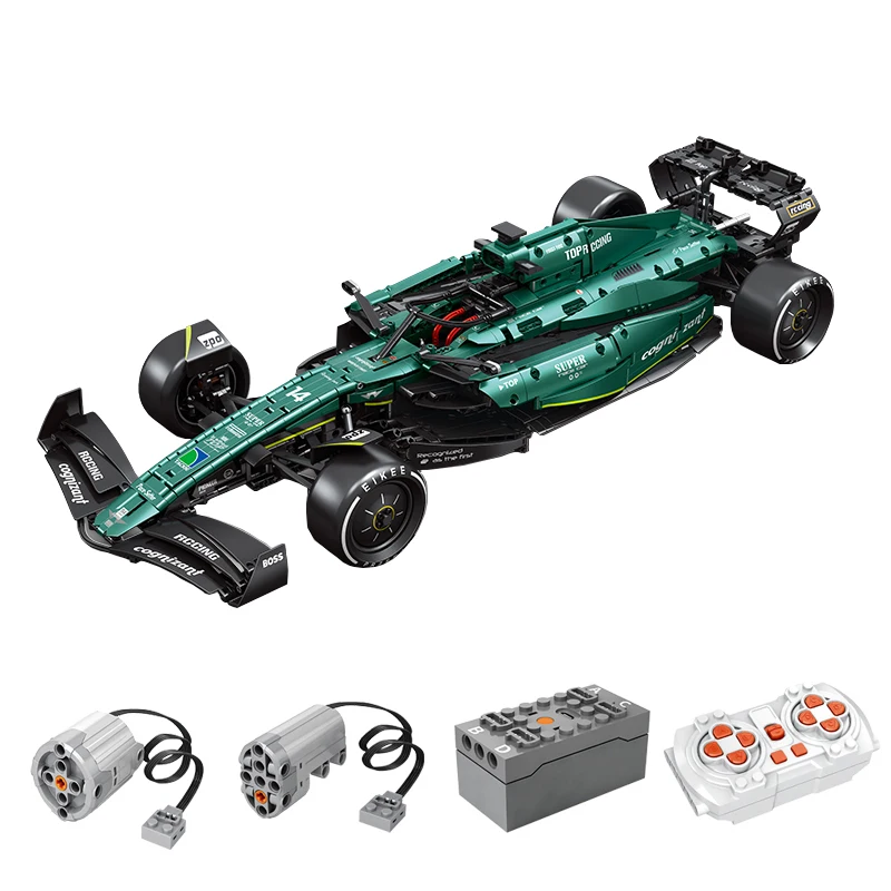 IN STOCK MOC Technical Remote Control Racing Car AMR25 Building Blocks Bricks Assembling Model Toys for Boys Birthday Gift Set