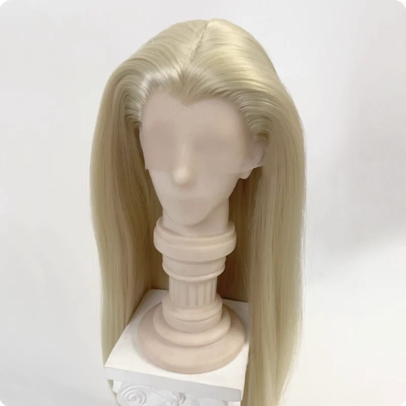 BJD Wigs Long Curly Hair for 1/3 1/4 Dolls SD MSD MDD Mohair Wigs Doll Gold Sliver Brown Pink White Hair