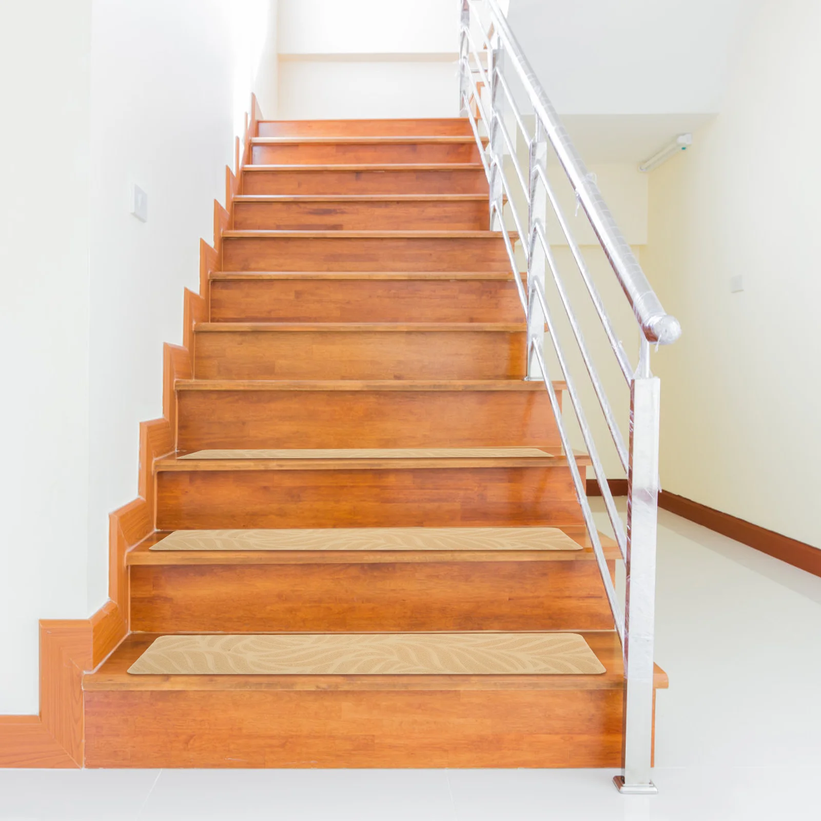 

Non-Slip Stair Treads Carpet Runner Peel Stick Indoor Adhesive Anti Slip Stair Covers for Wooden Steps Spiral Staircase Treads