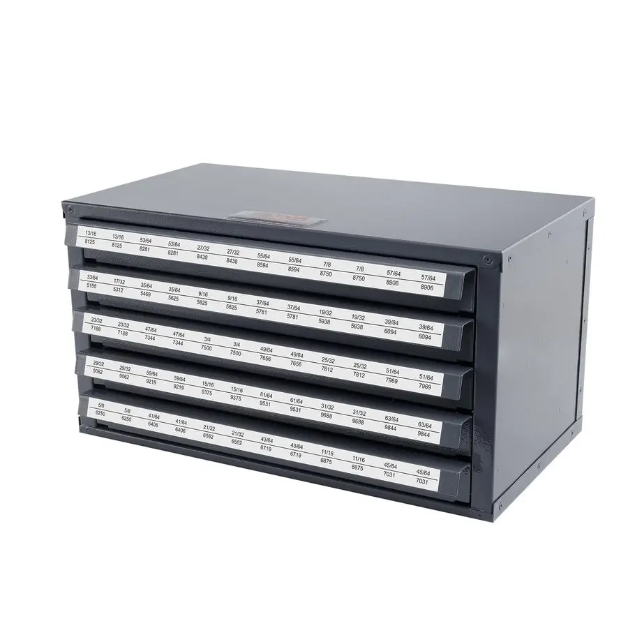 

Drill Bit Dispenser Cabinet, FiveDrawer Drill Bit Dispenser, 1 2 Reduced Shank Drill Bit Organizer Cabinet, Drill Dispenser Orga