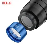 MOLIZ 0.5X 0.7X 48mm Trinocular Stereo Zoom Microscope Barlow Glass Len for Microscope Camera Auxiliary Objects Lens