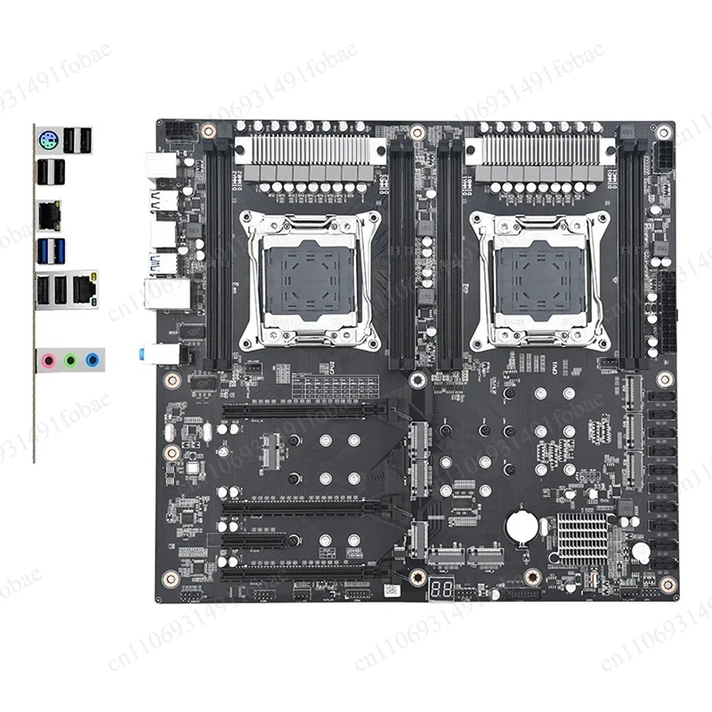 Placa Base X99 D4 Dual Pro, Socket LGA 2011-3, 10 Puertos SATA, Compatible con Procesadores Xeon V3/V4