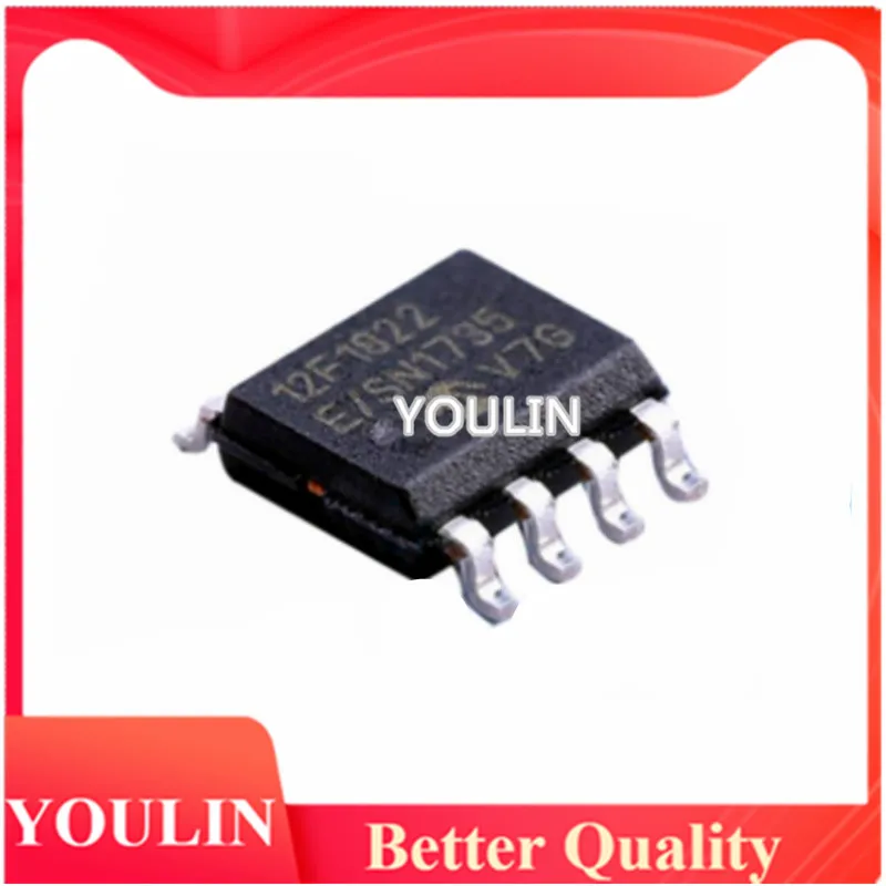 5pcs New original genuine PIC12F1822-E SN SMD SOIC-8 8-bit flash memory 32MHz3.5KB microcontroller microcontroller