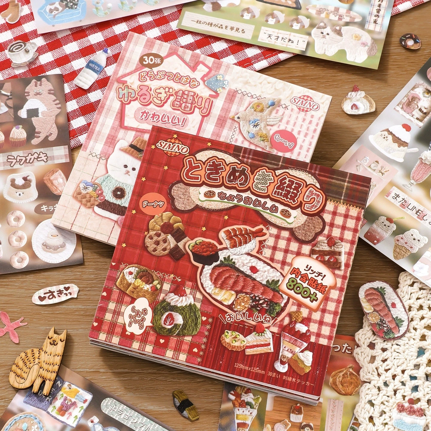 

MINKYS New Cute DIY Journal Sticker Book Kpop Photocards Decorative Stickers Set Kids Gift School Stationery Decorative Stickers