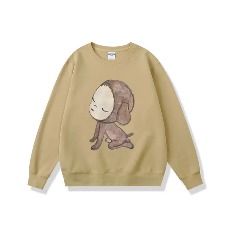 

Yoshitomo Nara Bunny Baby Graphic Sweatshirt Unisex Fashion Art Aesthetic Trend Pullover Men Women Oversized Cool Streetwear