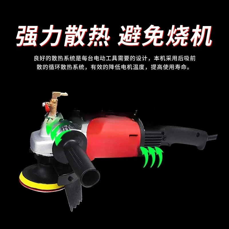 물 주입식 앵글 그라인더, 다이아몬드 테라조 기계, 휴대용 계단 모서리 연마 및 광택 기계