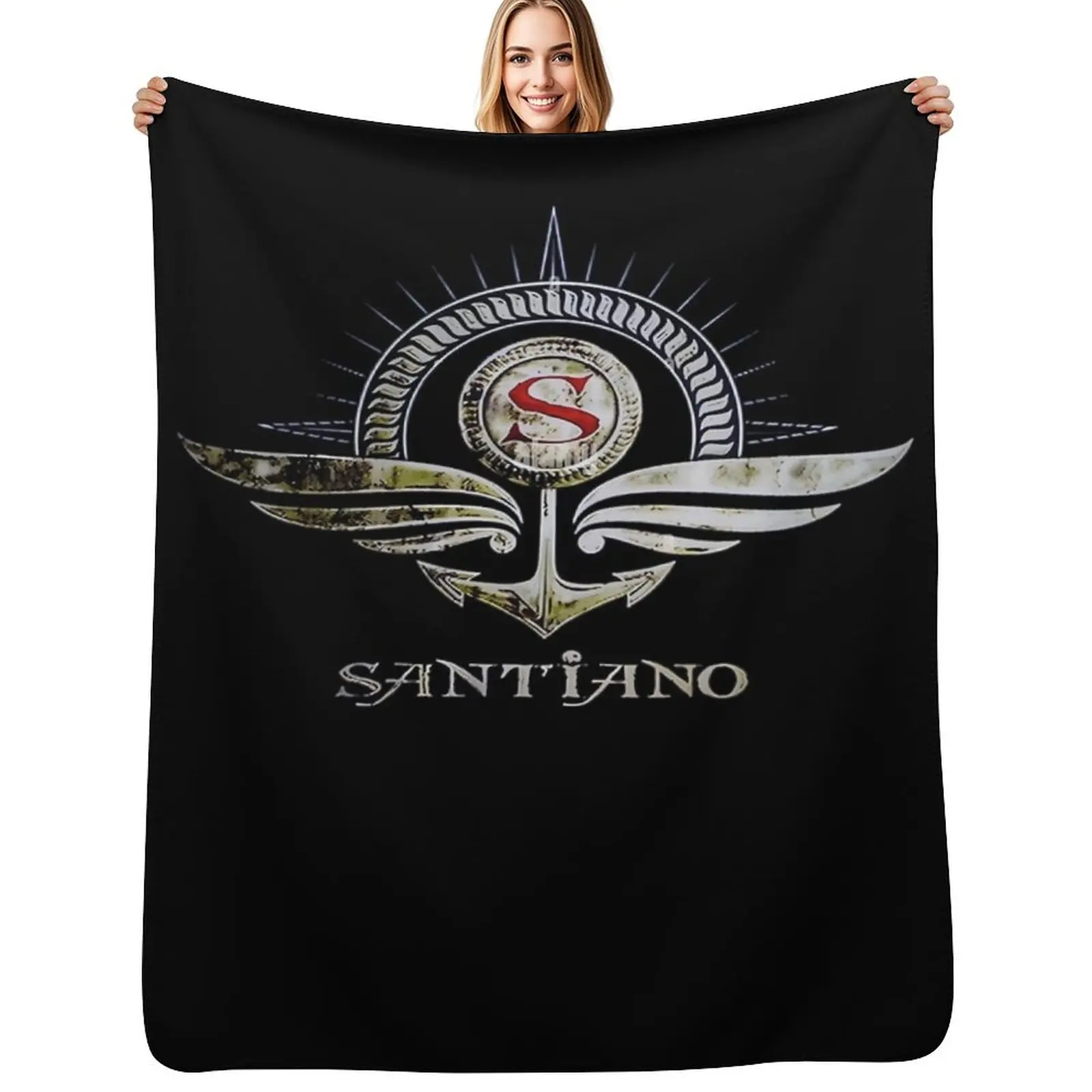 

Santiano Throw Blanket Soft Solid Color Blanket for Couch Bed
