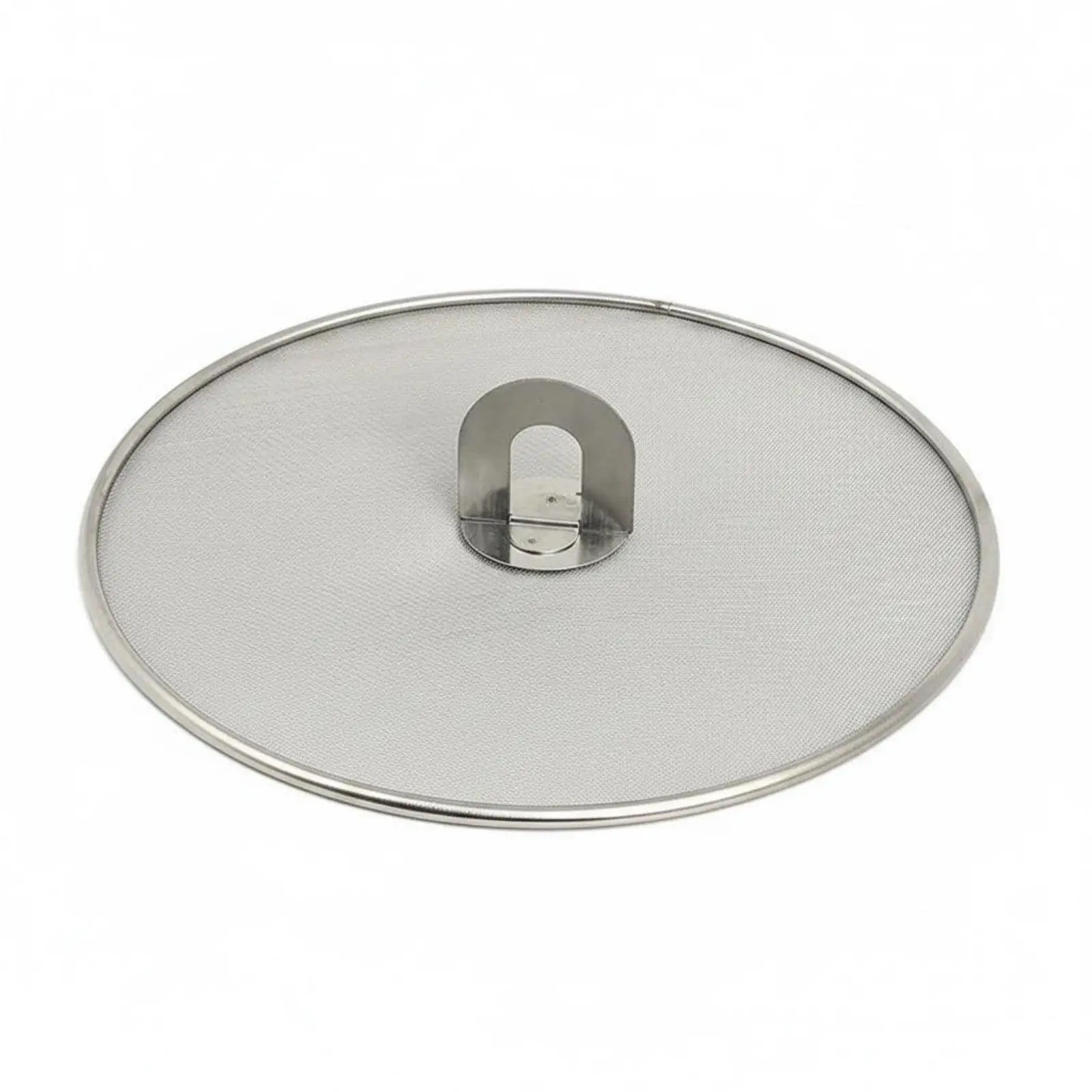 Kitchen Splash Guard Stainless Steel Mesh Pan Splatter Screen Oil Blocker for Home or Chef Use