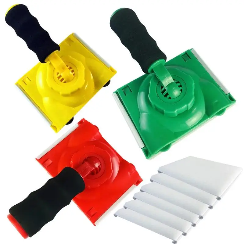 Paint Edge Trimmer Corner Walls Ceilings Pad Applicator: Painting Tool For Wall