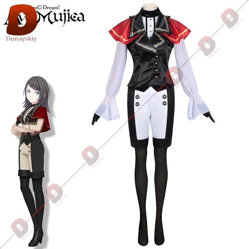 BanG Dream!Yahata Umiri Cosplay Costume (S-2XL)Ave Mujica Masked Ball Uniform Women's Dress Timoris Anime Clothes Party Dressing