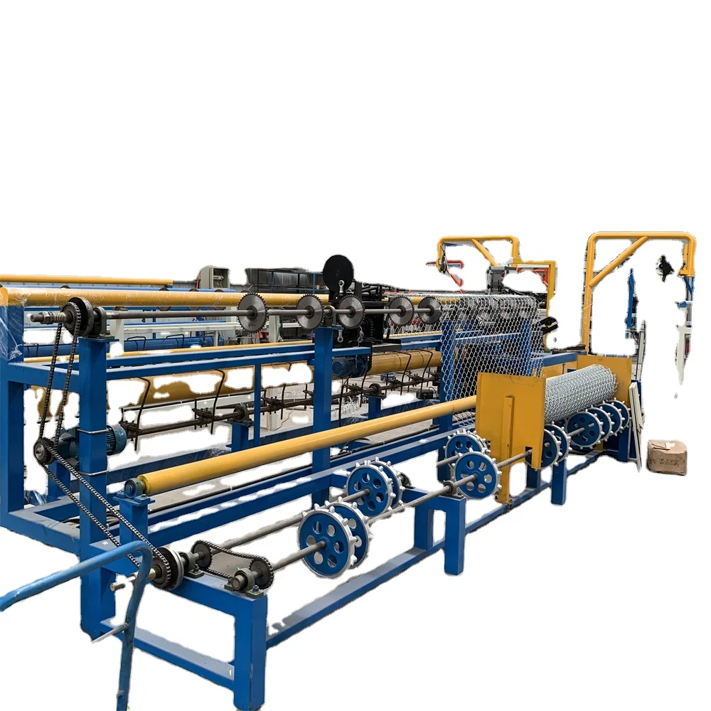 Chain Link Mesh Machine Stable Performance Low Fault Rate Factory Wholesale Galvanized Wire Chain Link Production Machine