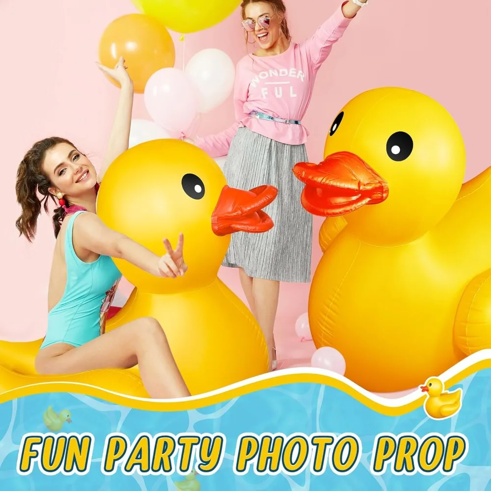 

Hungdao 5 Feet Giant Inflatable Duck Huge Rubber Duck Large Blow up Duck Inflatable Duc