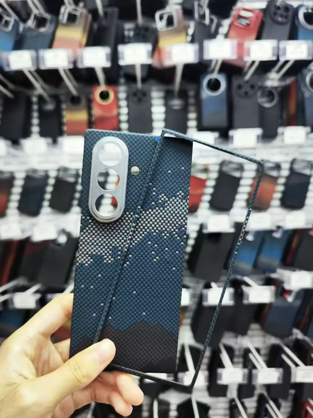 

Для Samsung Galaxy Z Fold 7, арамидный чехол из углеродного волокна, кевларовый чехол, ультратонкий легкий защитный чехол, прочный, прочный