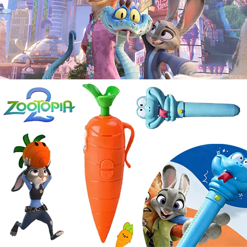 Disney Zootopia Judy Hopps Carrot Voice Recorder Pen with Real Sound Recording Function Cute Cartoon Novelty Stationery Gifts ﻿