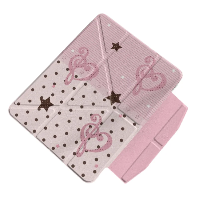 Music Note Heart Star Polka Dot Pen Slot Tablet Case For iPad 2026 Air 8 7 6 4 3 2 1 Pro 2024 11in 12th 11 10 9 8 7 6 5th Cover