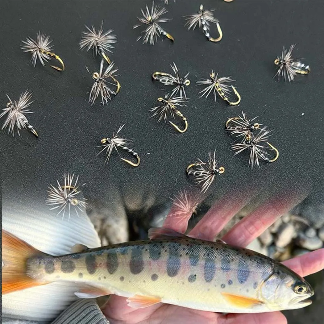 5/10Pieces-With Box Griffith Midges Bait -Sizes#14| Fly Fishing Flise Bait | Dry Flies| Fishing for Trout/Perch view 5